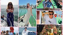 boat trip from 9 am to 3 pm fishing & swimming & barbecue & dessert 