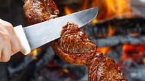 Brazilian BBQ Cooking & Drinks Class + Patio Party in Copacabana