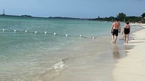 Negril day! beach and west end Cliffs with French Guide