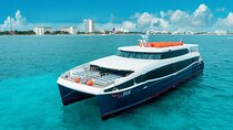 To Isla Mujeres luxury FERRY by Xcaret from Cancun