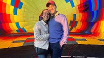 Hot air balloon adventure over Teotihuacan