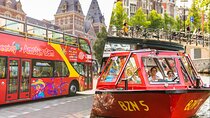 Amsterdam: 24h or 48h Hop-On Hop-Off Tickets Bus and Boat Option