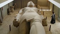 Giza pyramids and sphinx and saqara and memfis 