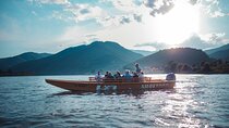 Wine tasting on traditional wooden boats in Wachau Valley