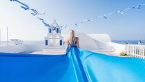 Flying Dress Photoshoot Santorini