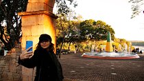 Sunset at the Landmark of the Three Frontiers Monument
