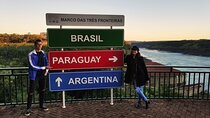 Visit to the historical Landmark of the Three Frontiers with beautiful sunset 
