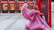 Luxury Pinky Dress Photoshoot in London Photographer