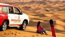 Premium Morning Red Dunes with Quad Bike