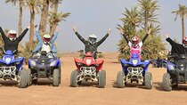 ATV ride in the desert palm grove Marrakech