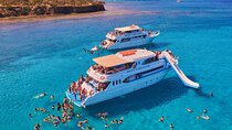 Blue Lagoon (Akamas) Bus & Boat Tour with Water Slide From Paphos