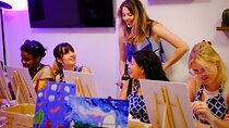Rome Art Class: Painting & Unlimited Wine