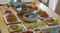 K-food cooking Japchae Mandu Tteokbokki & Fishcake