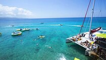Bamboo Rafting & Catamaran Party Boat with Open Bar & Snorkeling