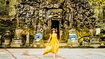 Bali Arts shopping with temples-waterfall visit.