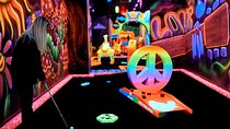 Ticket for the Mall of America Rock of Ages Blacklight Mini Golf