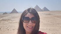 Giza pyramids and The Sphinx.