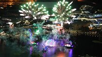 Private Helicopter 77 Miles Fireworks Tour over all Theme Parks