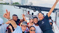 Cartagena:Sunset boat party Caribbean restaurant and Gethsemane tour