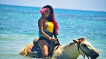 Kennedy's Horseback riding, Blue Hole and Secret Falls from Montego Bay