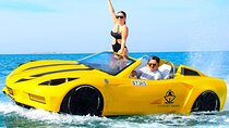 Jet Car With Burj Al Arab View In Dubai with Private Transfers