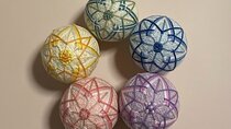 Lets make a Japanese hand craft Temari embroidered ball