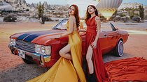 Private Vintage Car Tour in Cappadocia with Balloon View