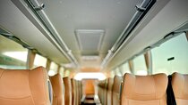Dubai half day chauffer by big Luxury bus 50 seater for big Group