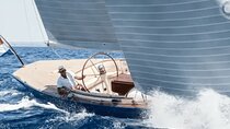 Sailing boat on Lake Como with aperitif 