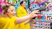 Private Shooting Airsoft Paint Gun and Spinning Art in Houston