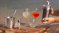 Greek Cocktails and Sunset 