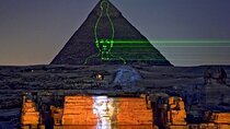 Sound and Light Show at Giza Pyramids from Cairo