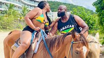 OCEAN HORSE-BACK RIDING & BAMBOO RAFTING + Limestone MASSAGE 