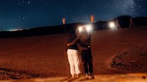 Agafay Desert: Sunset Camel Ride, Dinner & Fire Show