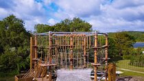 Treetop adventure course in Jablines
