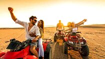 Marrakesh: Agafay Desert Sunset Quad Bike tour & Diner Show 