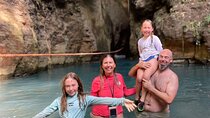 La Leona Waterfall hike, cliff jumps & hot springs