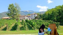 Painting session in the vineyard and Prosecco DOCG tasting