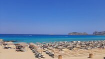 Falasarna Beach Private Jeep Tour with sunbeds & lunch