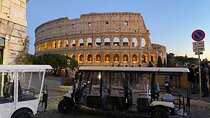 Rome with Golf Cart at Night with Pizza & Ice Cream
