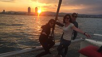 Sunset at PREMIUM Boat in Barcelona