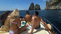 Private boat tour to Capri and Blue Grotto on Gozzo 32 ft