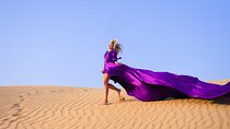 Flying Dress with Photography in Desert Dubai