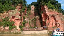 Leshan Giant Buddha day tour with tea Tasting Terrace view 
