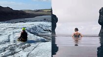 Glacier Hike, South Coast Waterfalls, Black Beach & Sky Lagoon 