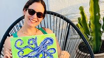 Painting on Canvas with a Local
