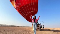Sunrise Hot Air Balloon Soar Over the City of Luxor