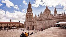 Port to Santiago de Compostela with up to 3 stops on the way