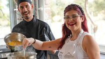 Santorini Cooking Lesson with Chef and a Bottle of Wine 
