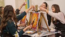 Painting party at Art Bottega - Paint & Wine Studio in Zadar